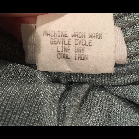 Silver/grey Capri pants with elastic waistband - Picture 5 of 5